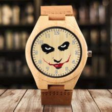 Reloj madera de bambu Joker