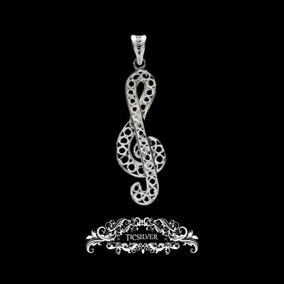 “Music” Colgante filigrana